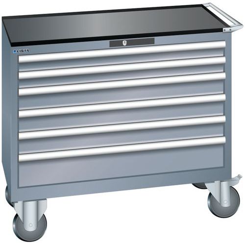 Armoires à Tiroirs Gris 1023x572x962 Avec 6 Tiroirs 75kg