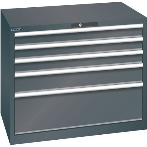 Armoire Noir 1023x725x850 Avec 5 Tir. 75kg _ 78.796.060