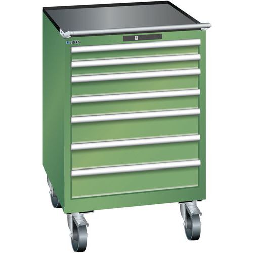 Armoire Vert 717x725x1112 Avec 7 Tir. 75kg _ 78.666.030