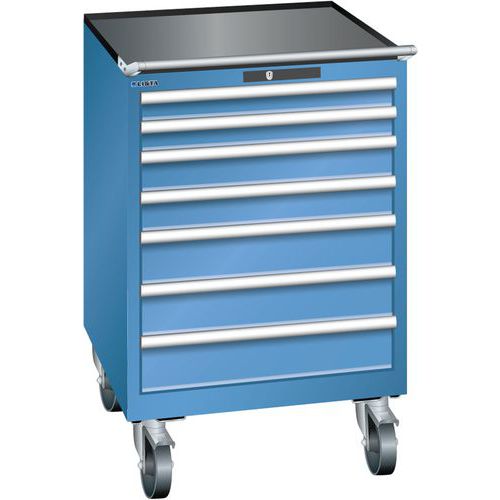 Armoire Bleu Cap. 717x725x1112 Avec 7 Tir. 75kg _ 78.666.040