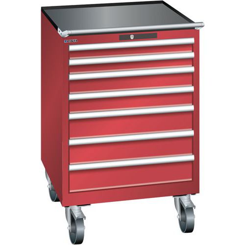 Armoire Rouge 717x725x1112 Avec 7 Tir. 75kg _ 78.666.070