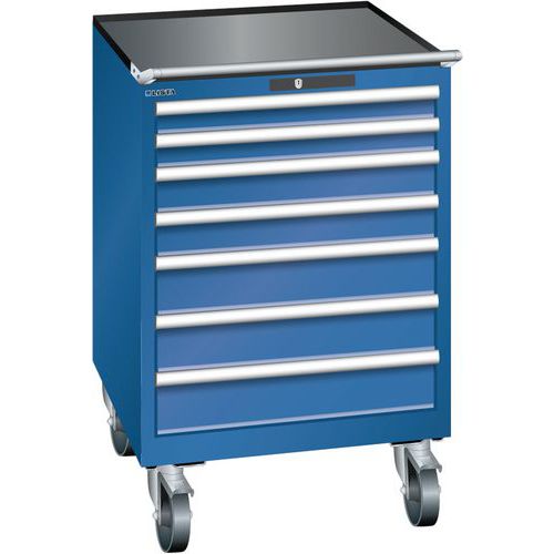 Armoire Bleu Gent. 717x725x1112 Avec 7 Tir. 75kg