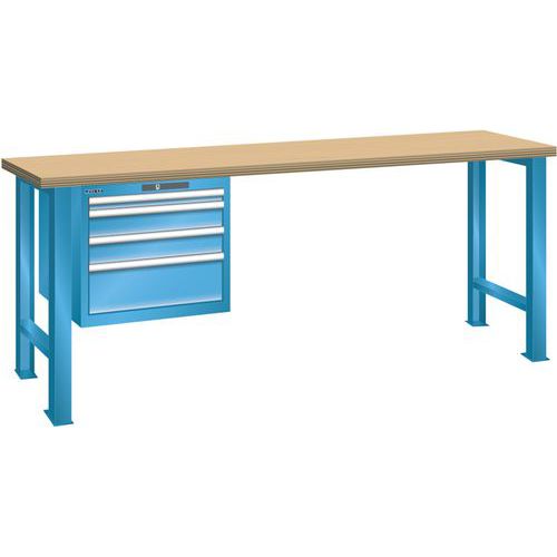 Ã‰tablis Bleu Clair 2000x800x850 Cap. 500kg Et 4 Tir. 75kg