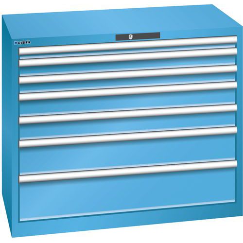 Armoire Bleu Clair 1023x572x850 Avec 7 Tir. 200kg