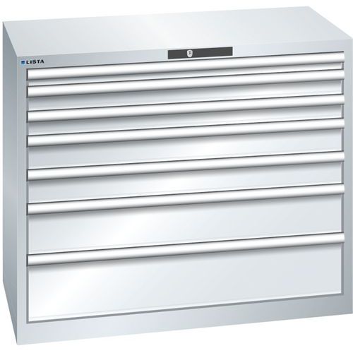 Armoire Gris Clair 1023x572x850 Avec 7 Tir. 200kg