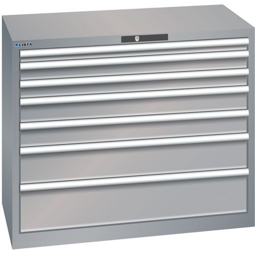 Armoire Gris Pigeon 1023x572x850 Avec 7 Tir. 200kg