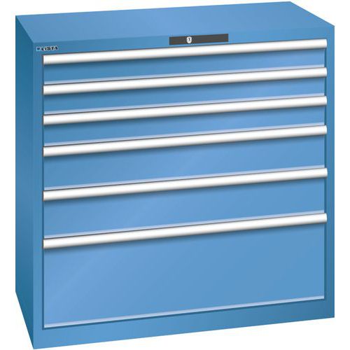 Armoire Bleu Cap. 1023x572x1000 Avec 6 Tir. 200kg