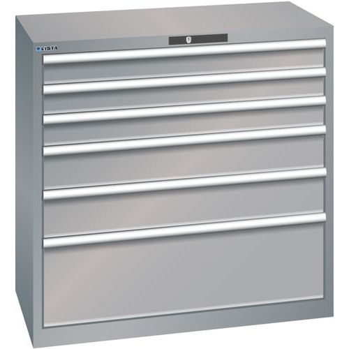 Armoire Gris Pigeon 1023x572x1000 Avec 6 Tir. 200kg