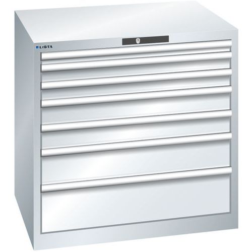 Armoire Gris Clair 870x725x850 Avec 7 Tir. 75kg _ 78.686.020