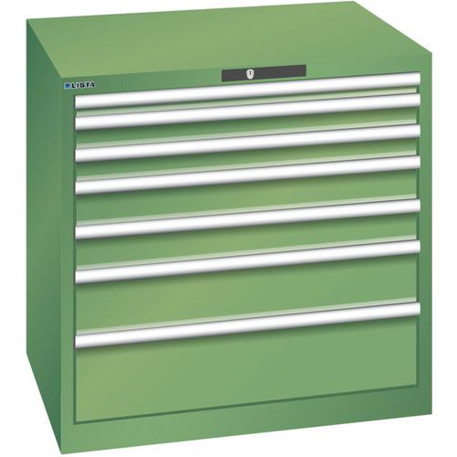 Armoire Vert 870x725x850 Avec 7 Tir. 75kg _ 78.686.030