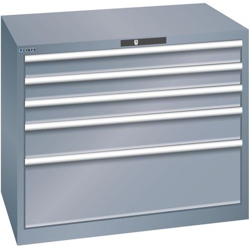 Armoire Gris 1023x725x850 Avec 5 Tiroirs 200kg _ 78.798.050