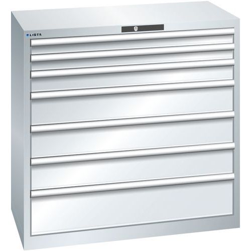 Armoire Gris Clair 1023x572x1000 Avec 7 Tir. 75kg