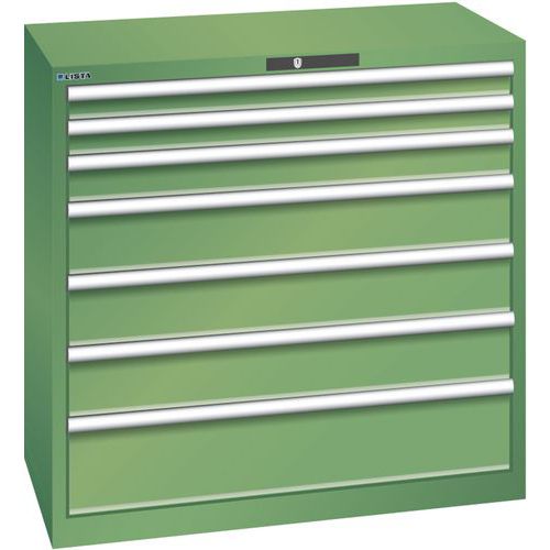 Armoire Vert 1023x572x1000 Avec 7 Tir. 75kg _ 78.758.030