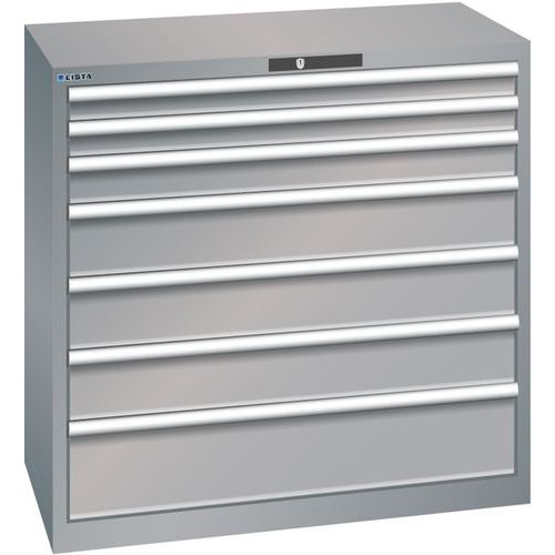 Armoire Gris Pigeon 1023x572x1000 Avec 7 Tir. 75kg