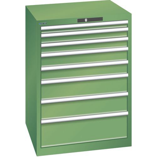 Armoire Vert 717x725x1000 Avec 8 Tir. 200kg _ 14.508.030