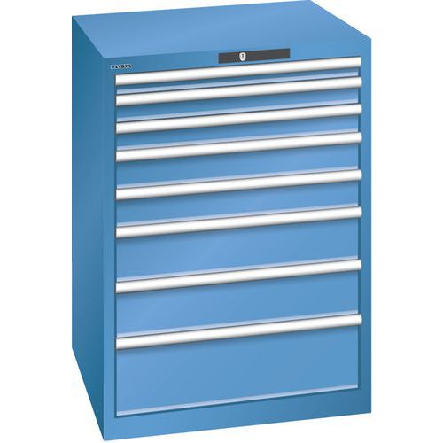 Armoire Bleu Cap. 717x725x1000 Avec 8 Tir. 200kg