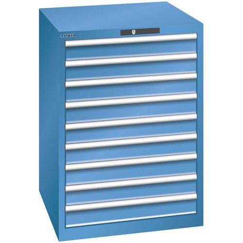 Armoire Bleu Cap. 717x725x1000 Avec 9 Tir. 75kg _ 78.648.040
