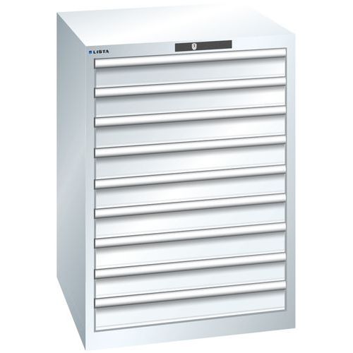 Armoire Blanc Pur 717x725x1000 Avec 9 Tir. 75kg _ 78.648.110