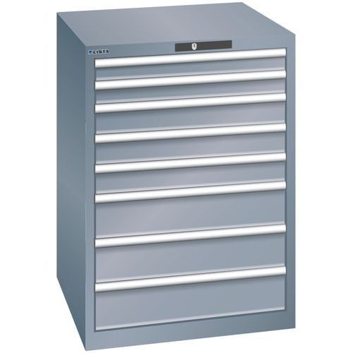 Armoire Gris 717x725x1000 Avec 8 Tiroirs 200kg _ 14.506.050