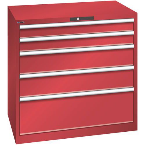 Armoire Rouge 1023x725x1000 Avec 5 Tir. 75kg _ 79.390.070