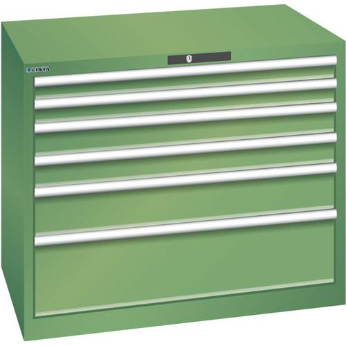 Armoire Vert 1023x725x850 Avec 6 Tir. 75kg _ 78.800.030