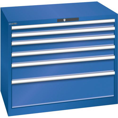 Armoire Bleu Sécu. 1023x725x850 Avec 6 Tir. 75kg