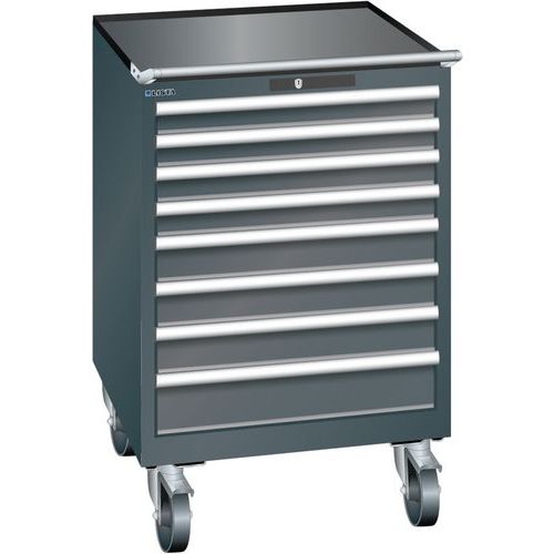 Armoire Noir 717x725x1112 Avec 8 Tir. 75kg _ 78.668.060