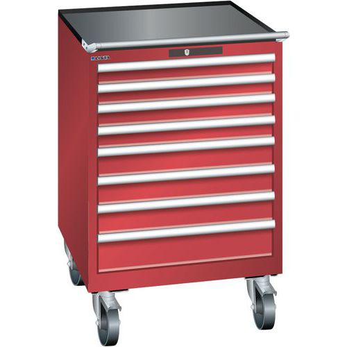 Armoire Rouge 717x725x1112 Avec 8 Tir. 75kg _ 78.668.070