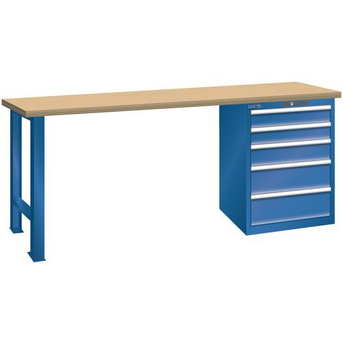 Ã‰tablis Bleu Gent. 1500x800x900 Cap. 1500kg Et 5 Tir. 75kg