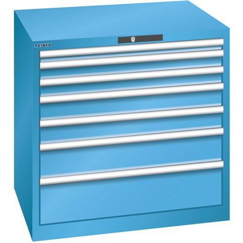 Armoire Bleu Clair 870x725x850 Avec 7 Tir. 200kg