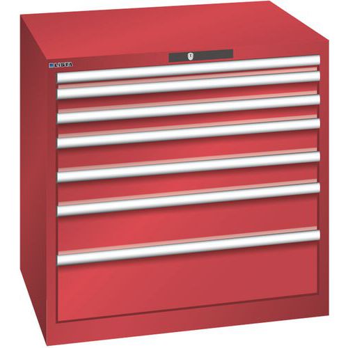 Armoire Rouge 870x725x850 Avec 7 Tir. 200kg _ 78.688.070