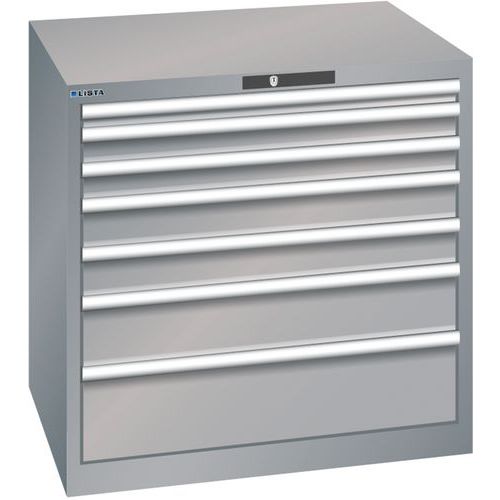 Armoire Gris Pigeon 870x725x850 Avec 7 Tir. 200kg