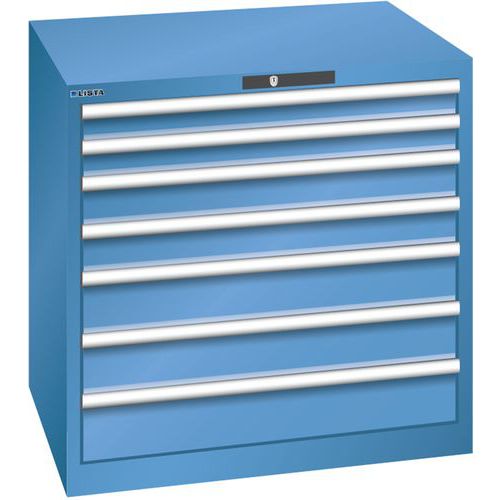 Armoire Bleu Cap. 870x725x850 Avec 7 Tir. 200kg _ 78.692.040