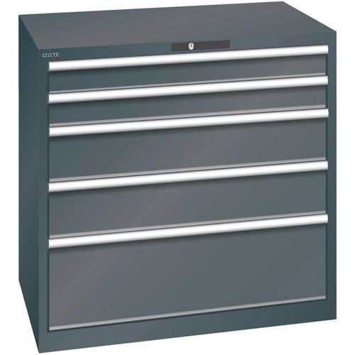 Armoire Noir 1023x725x1000 Avec 5 Tir. 200kg _ 79.392.060