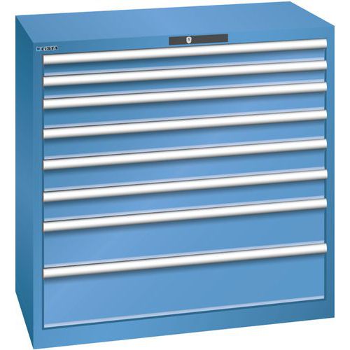 Armoire Bleu Cap. 1023x572x1000 Avec 8 Tir. 75kg