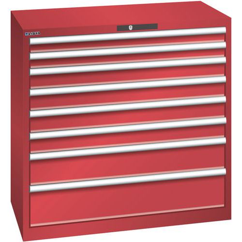 Armoire Rouge 1023x572x1000 Avec 8 Tir. 75kg _ 78.762.070