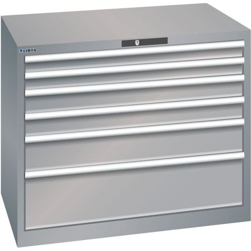 Armoire Gris Pigeon 1023x725x850 Avec 6 Tir. 200kg