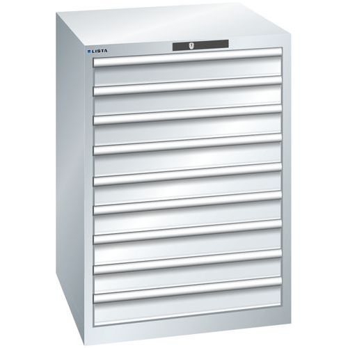 Armoire Gris Clair 717x725x1000 Avec 9 Tir. 200kg