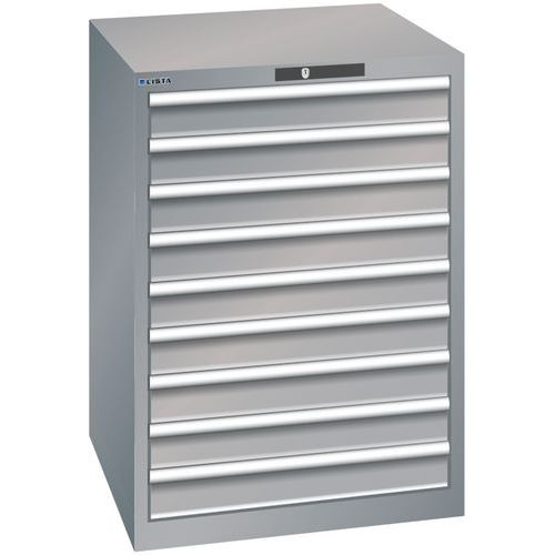Armoire Gris Pigeon 717x725x1000 Avec 9 Tir. 200kg