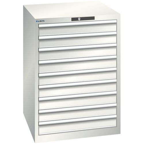 Armoire Blanc Gris 717x725x1000 Avec 9 Tir. 200kg