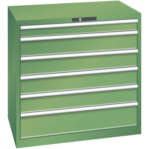 Armoire Vert 1023x725x1000 Avec 6 Tir. 75kg _ 78.291.030