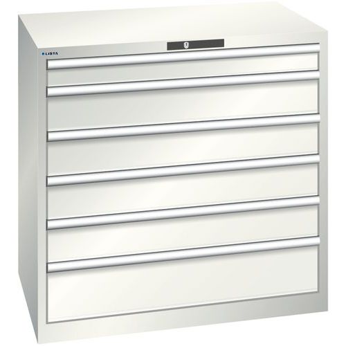 Armoire Blanc Gris 1023x725x1000 Avec 6 Tir. 75kg