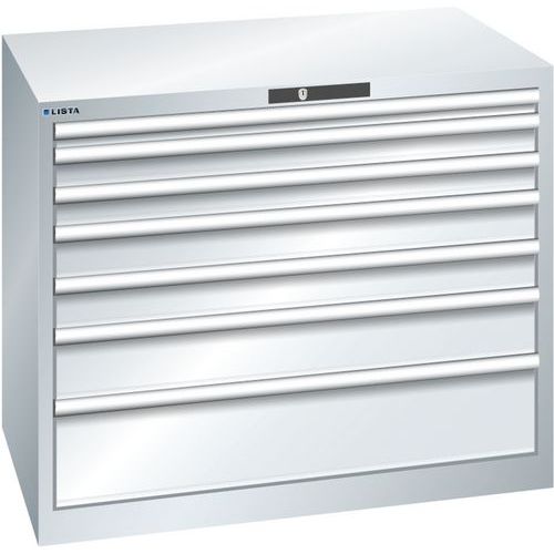 Armoire Gris Clair 1023x725x850 Avec 7 Tir. 75kg