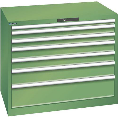 Armoire Vert 1023x725x850 Avec 7 Tir. 75kg _ 78.804.030