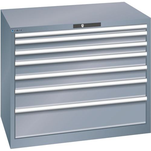 Armoires à Tiroirs Gris 1023x725x850 Avec 7 Tiroirs 75kg