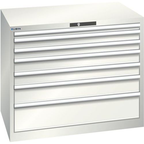 Armoire Blanc Gris 1023x725x850 Avec 7 Tir. 75kg