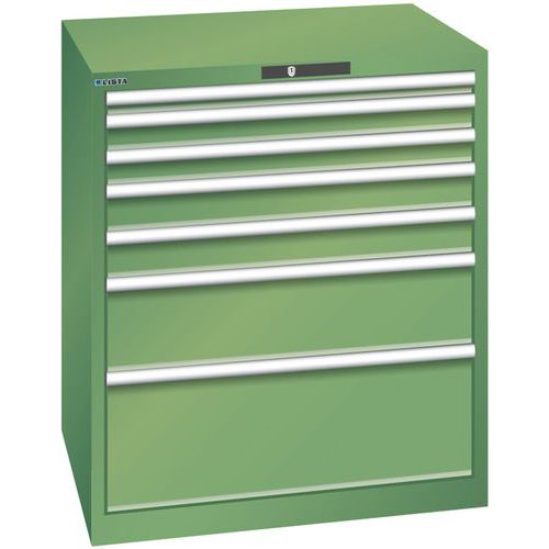 Armoire Vert 870x725x1000 Avec 7 Tir. 200kg _ 78.696.030