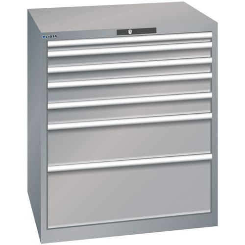 Armoire Gris Pigeon 870x725x1000 Avec 7 Tir. 200kg