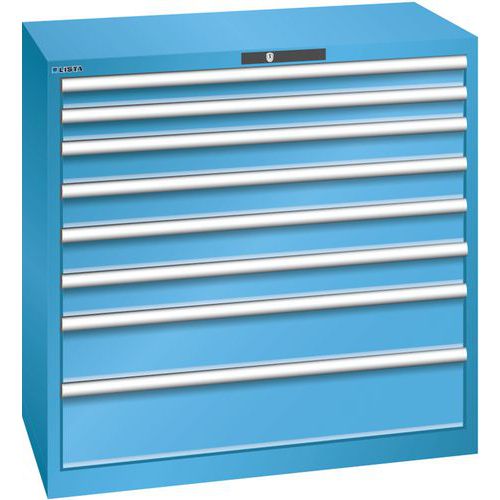 Armoire Bleu Clair 1023x572x1000 Avec 8 Tir. 200kg