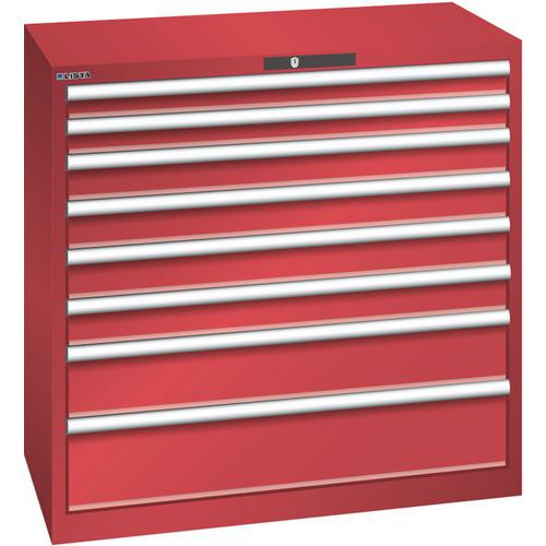 Armoire Rouge 1023x572x1000 Avec 8 Tir. 200kg _ 78.764.070